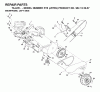 Jonsered RT5 (JRT5S, 954130057) - Rear-Tine Tiller (2002-03) Ersatzteile MAINFRAME LEFT SIDE