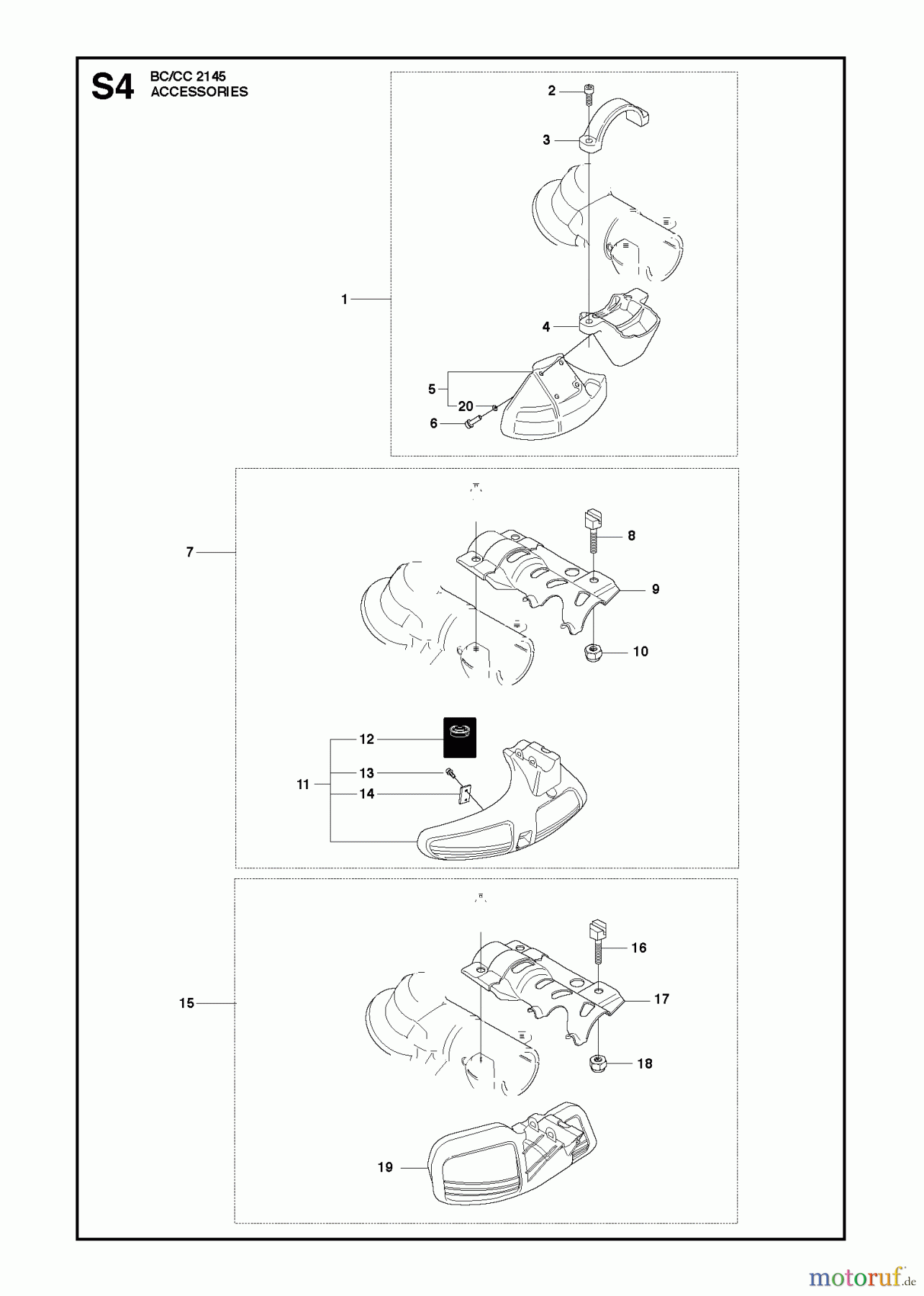  Jonsered Motorsensen, Trimmer CC2145 - Jonsered String/Brush Trimmer (2010-09) ACCESSORIES #3