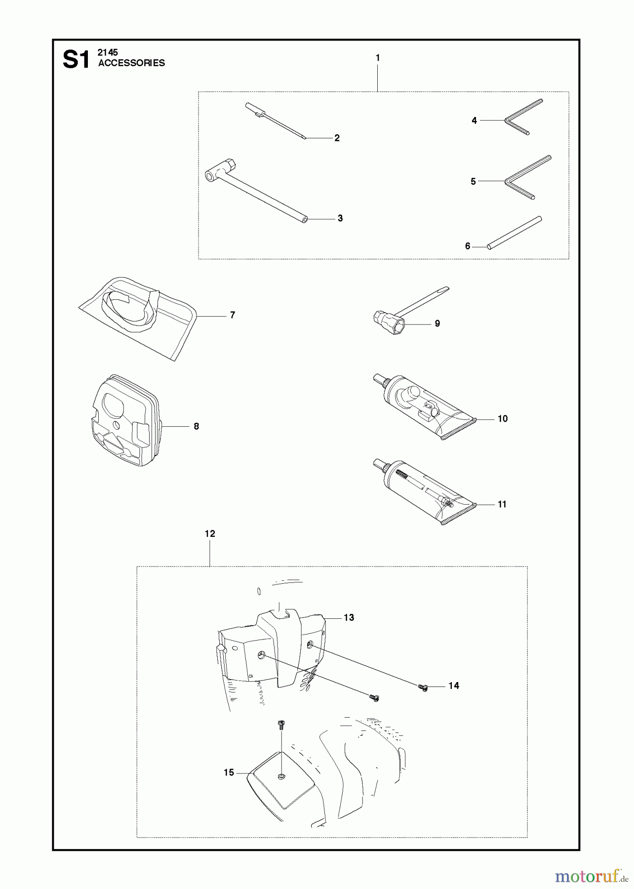 Jonsered Motorsensen, Trimmer CC2145 - Jonsered String/Brush Trimmer (2010-09) ACCESSORIES #4