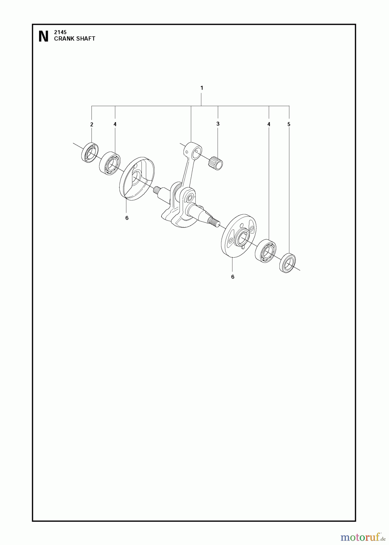 Jonsered Motorsensen, Trimmer FC2145S - Jonsered String/Brush Trimmer (2011-02) CRANKSHAFT
