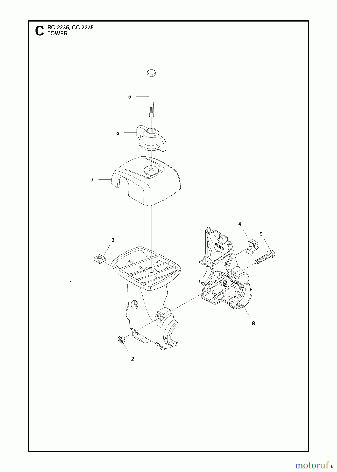  Jonsered Motorsensen, Trimmer BC2235 - Jonsered Brushcutter (2011-02) TOWER