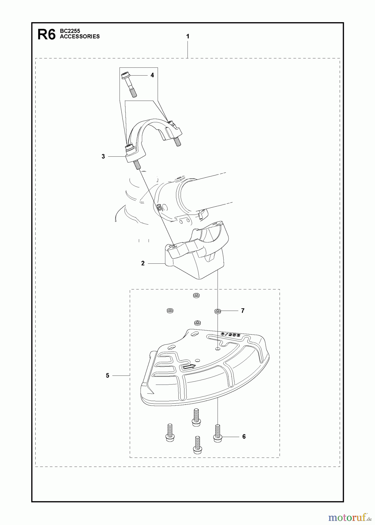 Jonsered Motorsensen, Trimmer FC2255 - Jonsered String/Brush Trimmer (2011-01) ACCESSORIES #5