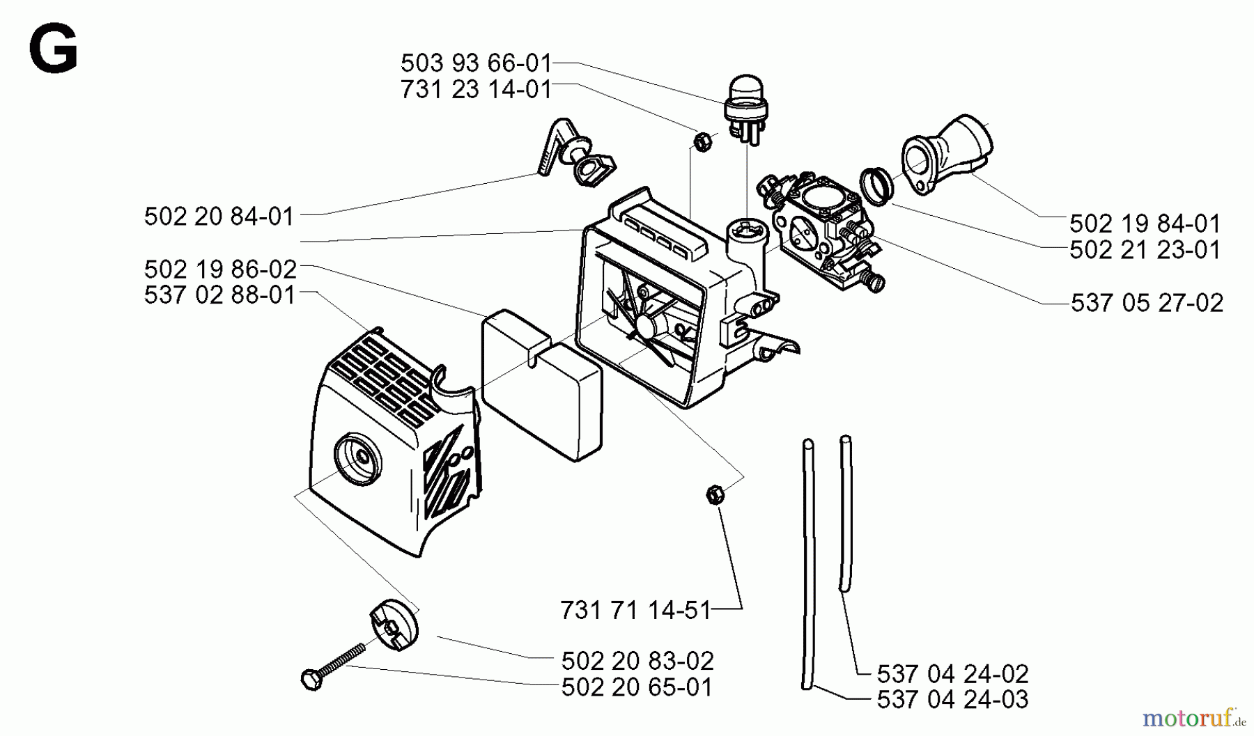 Jonsered Motorsensen, Trimmer BP2040C - Jonsered String/Brush Trimmer (2000-02) CARBURETOR AIR FILTER