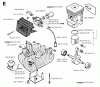 Jonsered BP40 - String/Brush Trimmer (1995-02) Ersatzteile CYLINDER CRANKCASE