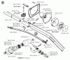 Jonsered BP40 - String/Brush Trimmer (1996-03) Ersatzteile BEVEL GEAR SHAFT