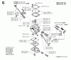 Jonsered BP40 - String/Brush Trimmer (1996-03) Ersatzteile CARBURETOR DETAILS