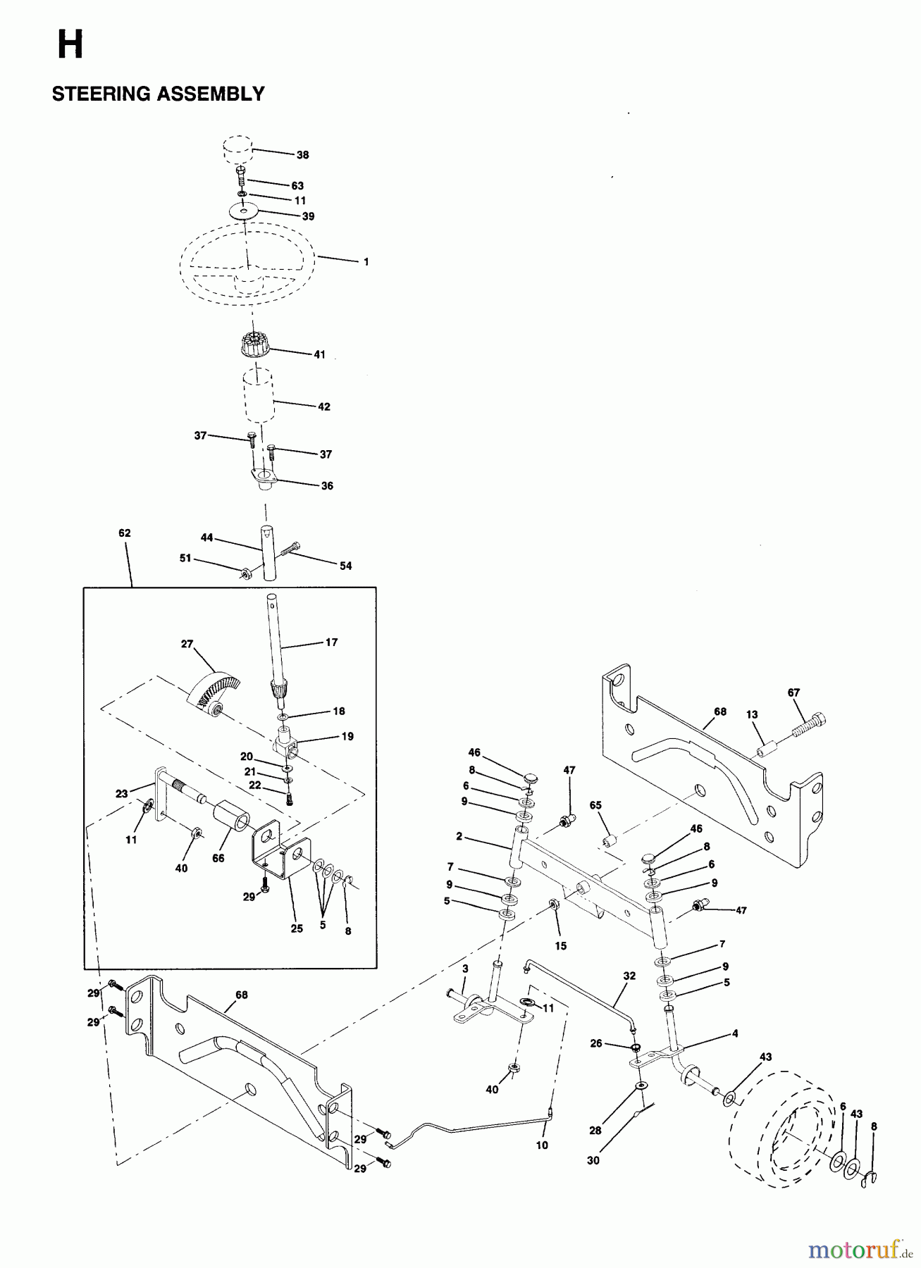 Jonsered Rasen und Garten Traktoren LT15 (954130003) - Jonsered 42