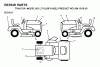 Jonsered LT15 (J8F1542E, 954130036) - Lawn & Garden Tractor (2000-03) Ersatzteile DECALS