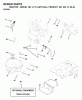 Jonsered LT15 (J8F1542J, 954130036) - Lawn & Garden Tractor (2001-01) Ersatzteile ENGINE CUTTING EQUIPMENT
