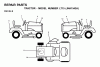 Jonsered LT15 (JNA1542A) - Lawn & Garden Tractor (2001-05) Ersatzteile DECALS