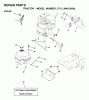 Jonsered LT15 (JNA1542A) - Lawn & Garden Tractor (2001-05) Ersatzteile ENGINE CUTTING EQUIPMENT