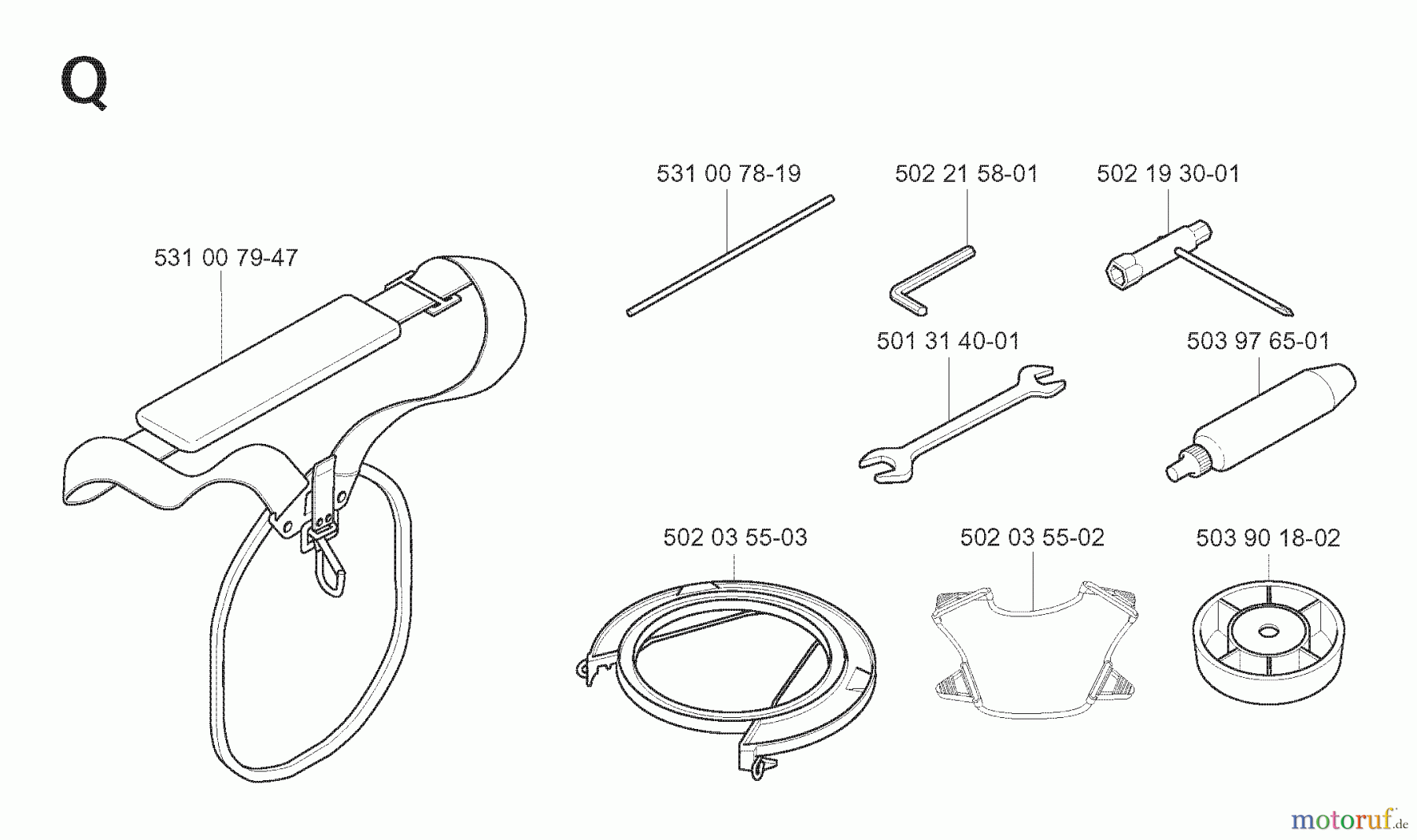 Jonsered Motorsensen, Trimmer GC2052 - Jonsered String/Brush Trimmer (2008-03) ACCESSORIES