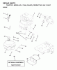 Jonsered LT15A (J15H42F, 954130037) - Lawn & Garden Tractor (2000-04) Ersatzteile ENGINE CUTTING EQUIPMENT