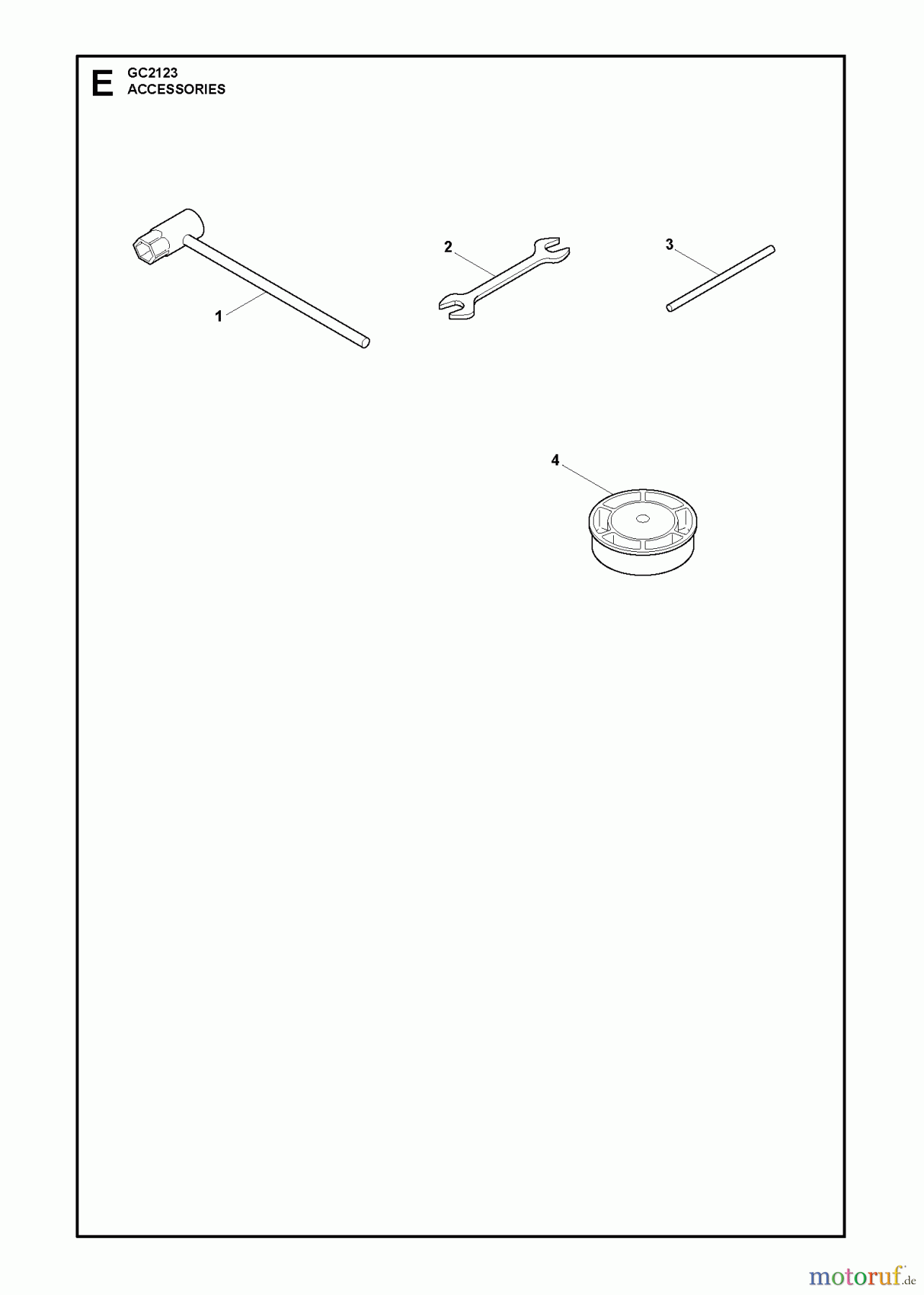 Jonsered Motorsensen, Trimmer GC2123 - Jonsered String/Brush Trimmer (2010-03) ACCESSORIES