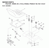 Jonsered LT15A (J15H42G, 954130037) - Lawn & Garden Tractor (2000-04) Ersatzteile SEAT