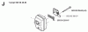 Jonsered GR2026 - String/Brush Trimmer (2000-10) Ersatzteile MUFFLER