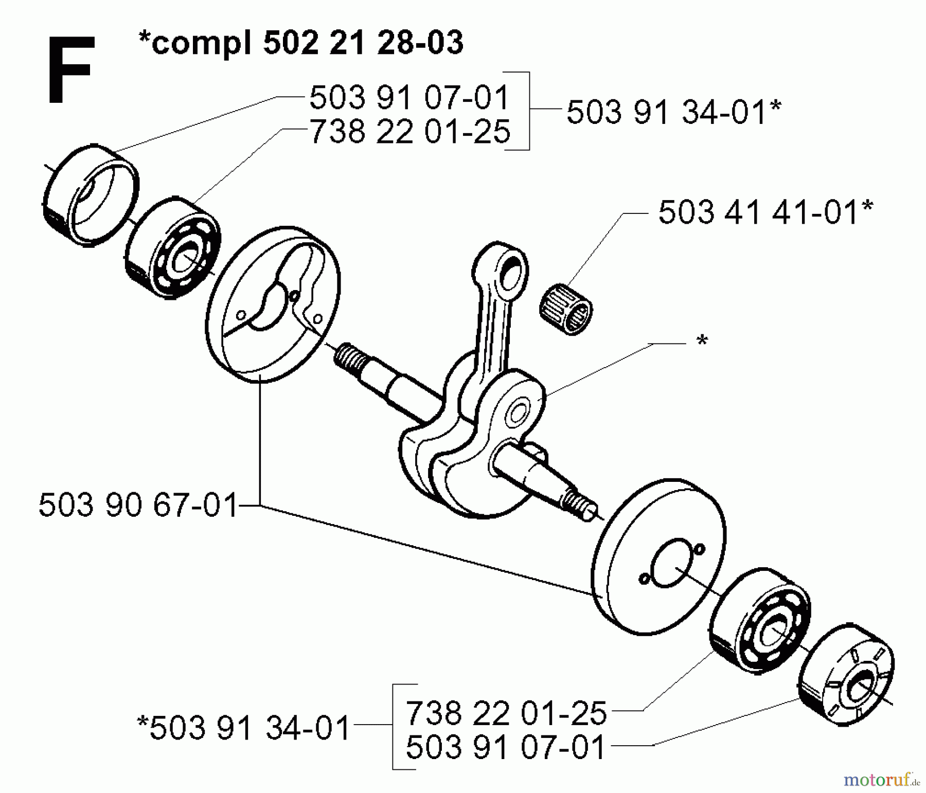 Jonsered Motorsensen, Trimmer GR2036 - Jonsered String/Brush Trimmer (1998-02) CRANKSHAFT