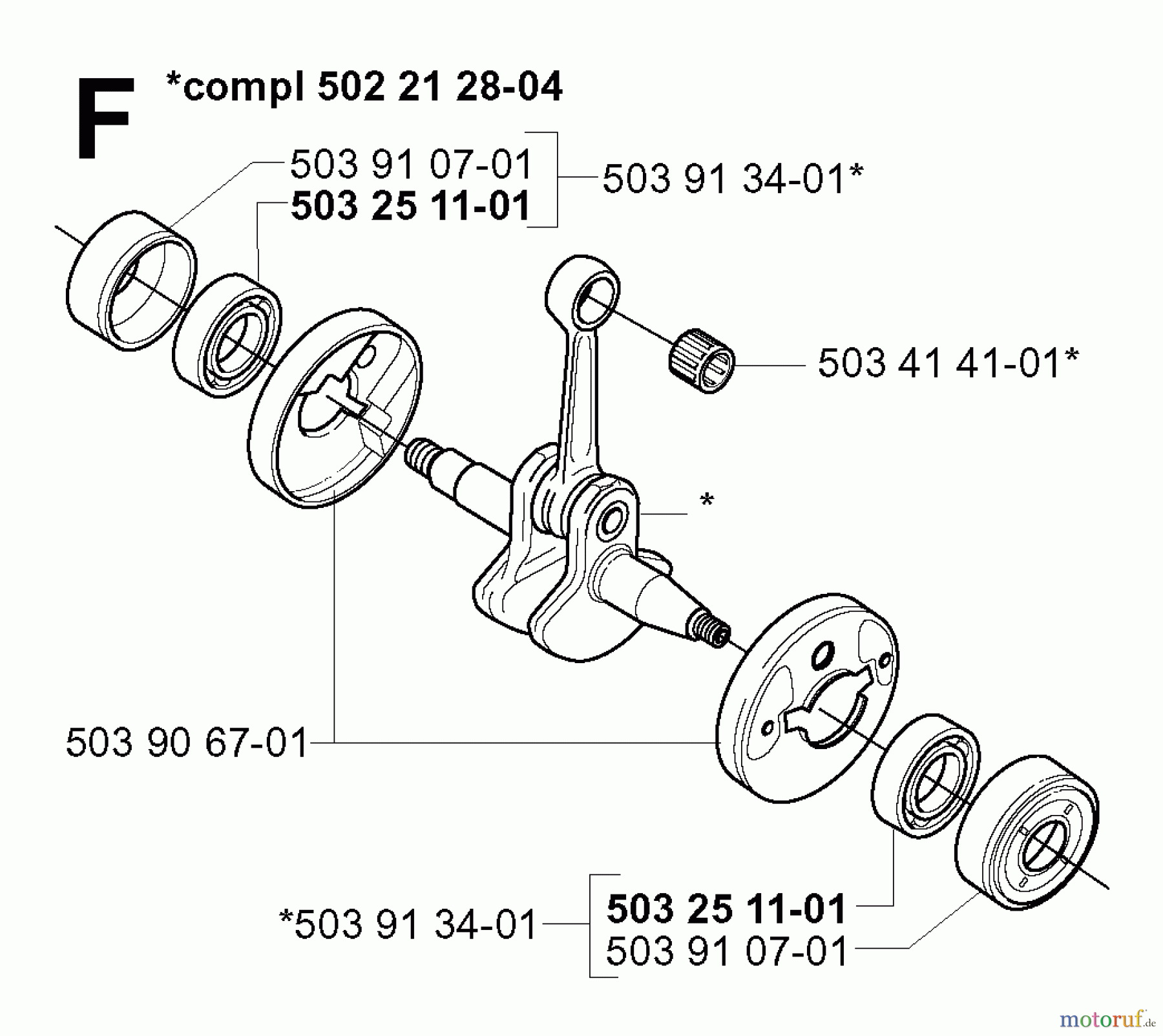 Jonsered Motorsensen, Trimmer GR2032 - Jonsered String/Brush Trimmer (2000-10) CRANKSHAFT