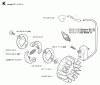 Jonsered GT2125L - String/Brush Trimmer (2002-01) Ersatzteile IGNITION SYSTEM CLUTCH