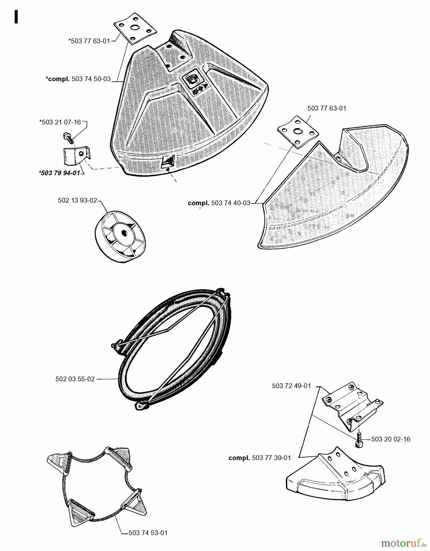 Jonsered Motorsensen, Trimmer GR26 - Jonsered String/Brush Trimmer (1996-01) ACCESSORIES #2