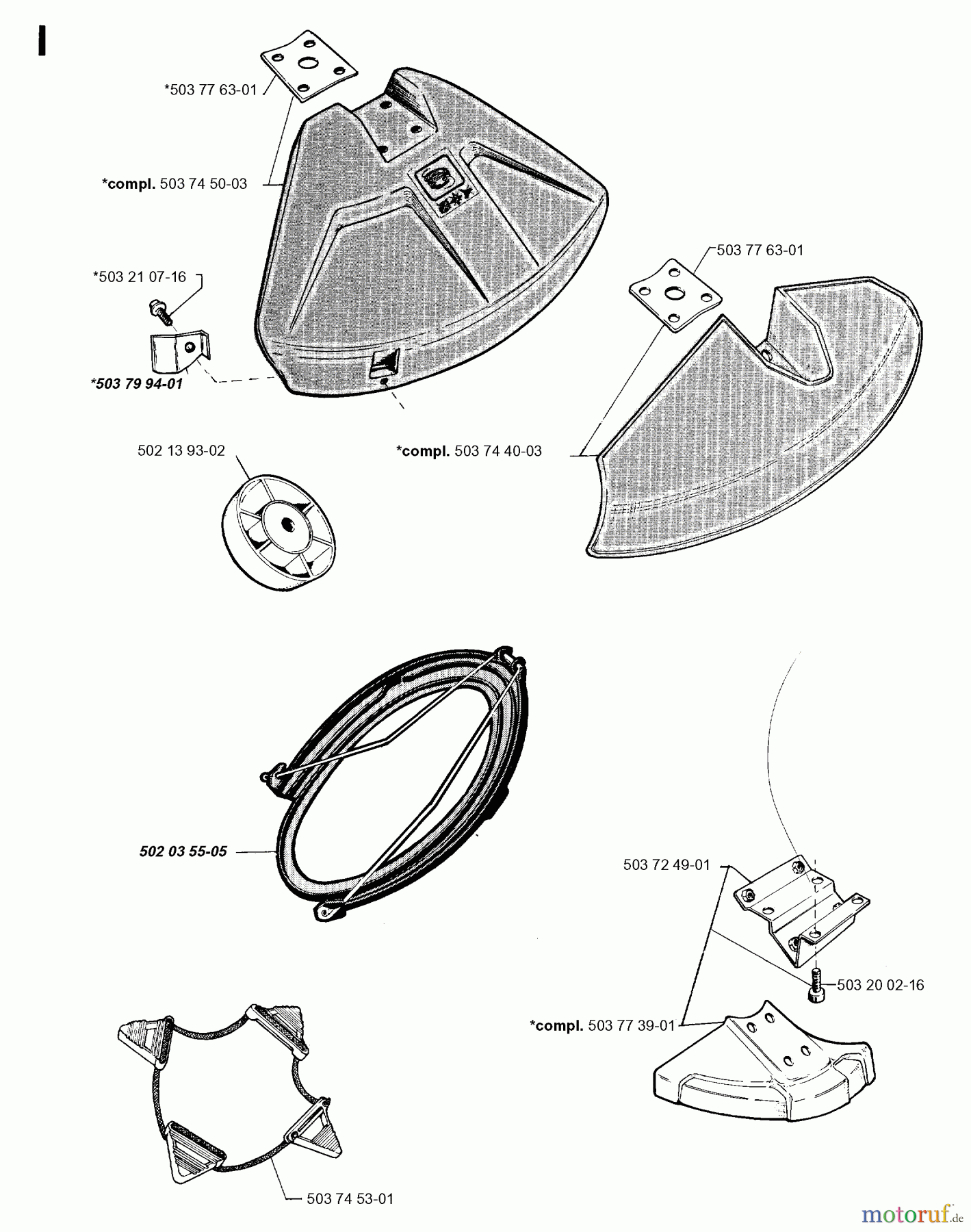  Jonsered Motorsensen, Trimmer GR32 - Jonsered String/Brush Trimmer (1996-06) ACCESSORIES #1