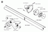 Jonsered GR36 - String/Brush Trimmer (1995-01) Ersatzteile BEVEL GEAR SHAFT