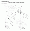 Jonsered LT15A (JNA15H42A) - Lawn & Garden Tractor (2001-05) Ersatzteile SEAT