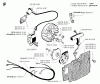 Jonsered RS44 - String/Brush Trimmer (1991-03) Ersatzteile STARTER