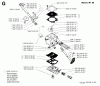 Jonsered RS44 - String/Brush Trimmer (1992-09) Ersatzteile CARBURETOR DETAILS