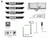 Jonsered RS44 - String/Brush Trimmer (1993-05) Ersatzteile ACCESSORIES #1