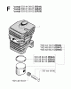 Jonsered GR50 EPA - String/Brush Trimmer (2001-03) Ersatzteile CYLINDER PISTON