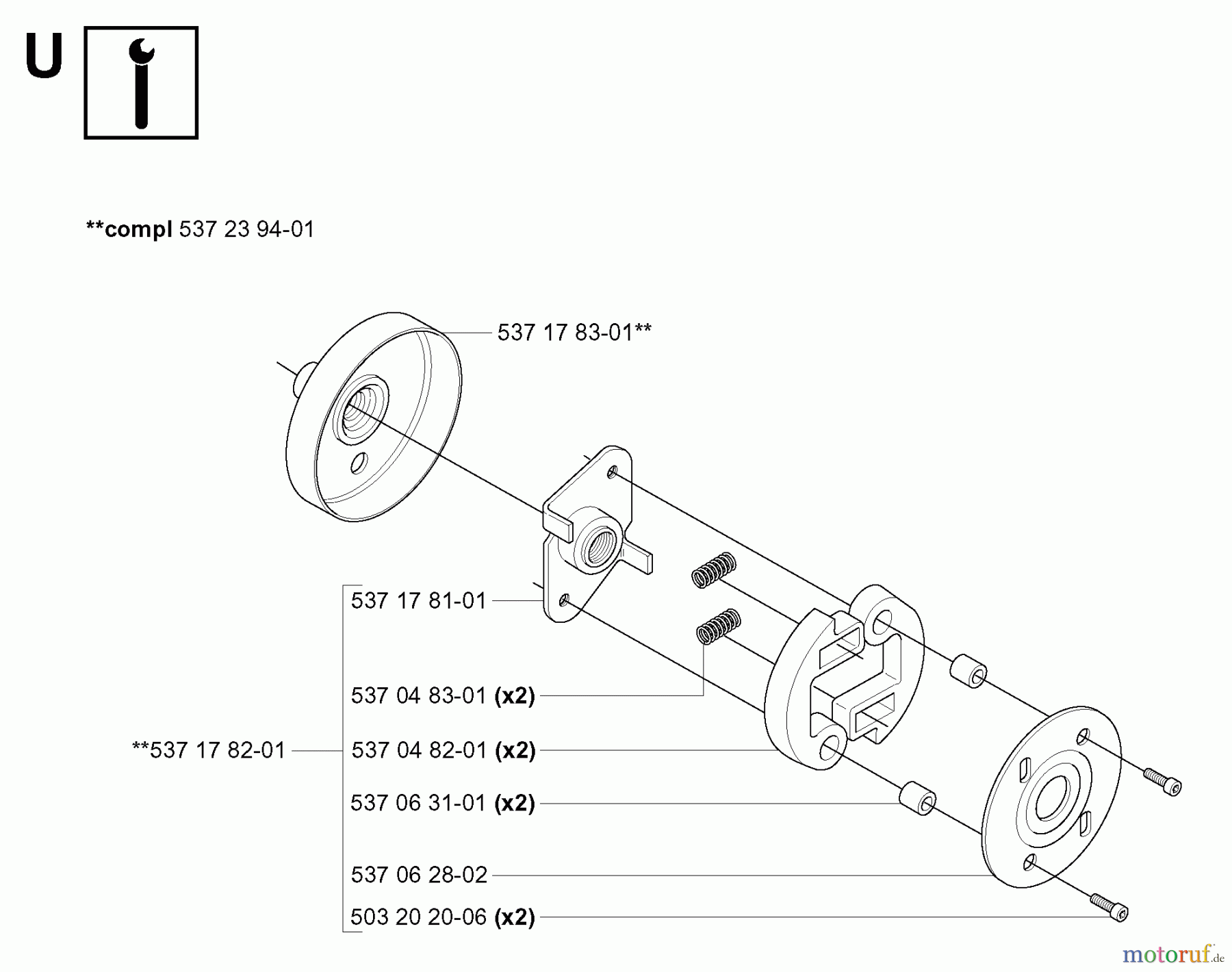 Jonsered Motorsensen, Trimmer GR50 EPA - Jonsered String/Brush Trimmer (2006-01) SERVICE UPDATES