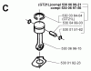 Jonsered GT25 - String/Brush Trimmer (1997-05) Ersatzteile CYLINDER PISTON