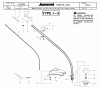 Jonsered GT2124 - String/Brush Trimmer (2004-01) Ersatzteile SHAFT HANDLE
