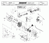 Jonsered GT2124 - String/Brush Trimmer (2007-04) Ersatzteile ENGINE #3