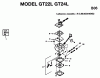 Jonsered GT22L - String/Brush Trimmer (1996-03) Ersatzteile CARBURETOR DETAILS