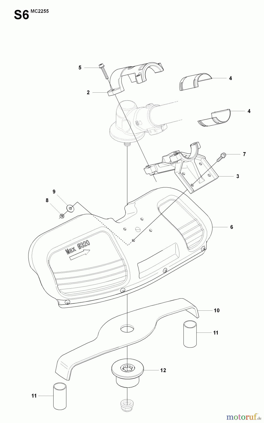 Jonsered Motorsensen, Trimmer MC2255 - Jonsered String/Brush Trimmer (2008-07) ACCESSORIES #1