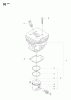 Jonsered MC2255 - String/Brush Trimmer (2008-07) Ersatzteile CYLINDER PISTON