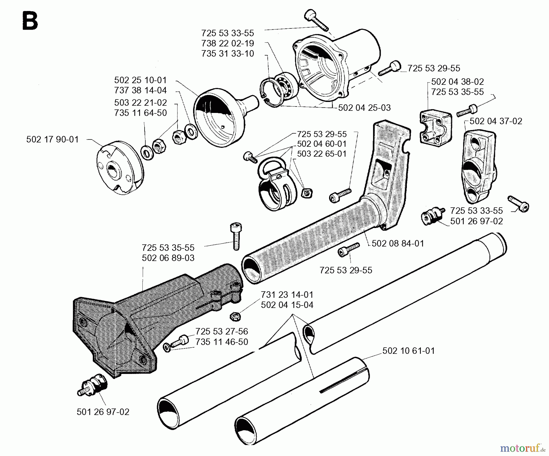 Jonsered Motorsensen, Trimmer RS40 - Jonsered String/Brush Trimmer (1990-02) CLUTCH