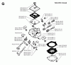 Jonsered RS40 - String/Brush Trimmer (1992-05) Ersatzteile CARBURETOR DETAILS