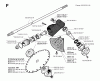 Jonsered RS51 - String/Brush Trimmer (1990-06) Ersatzteile BEVEL GEAR SHAFT
