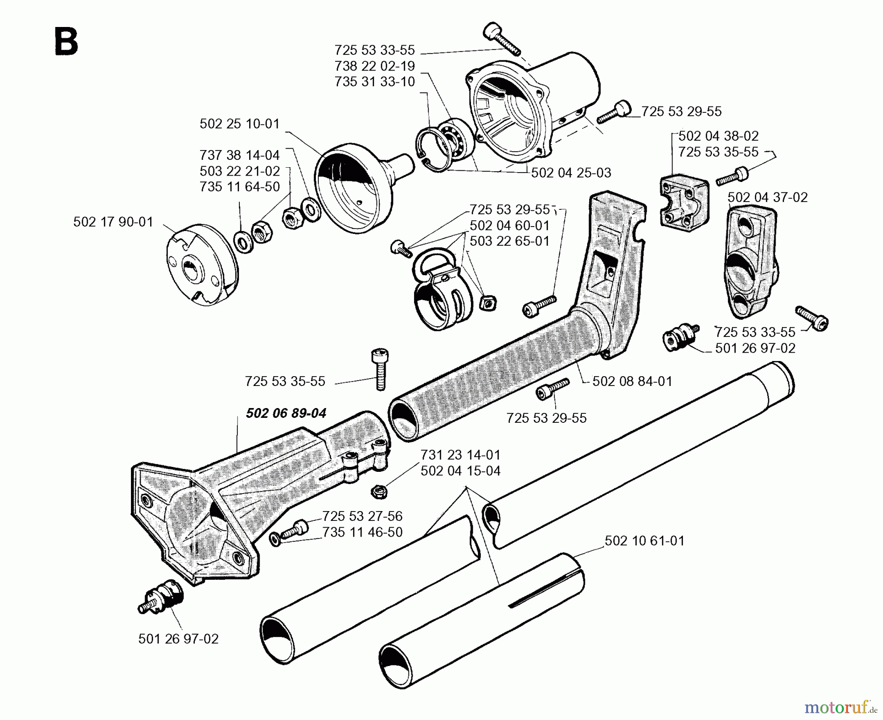 Jonsered Motorsensen, Trimmer RS51 - Jonsered String/Brush Trimmer (1990-06) CLUTCH