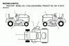 Jonsered LT16A (JNA16H42B, 954130070) - Lawn & Garden Tractor (2003-01) Ersatzteile DECALS
