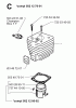 Jonsered RS52 - String/Brush Trimmer (1999-04) Ersatzteile CYLINDER PISTON