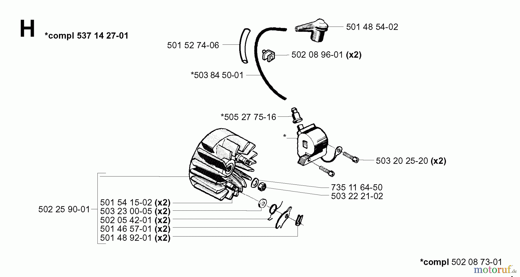 Jonsered Motorsensen, Trimmer RS52 EPA - Jonsered String/Brush Trimmer (2001-05) IGNITION SYSTEM