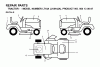 Jonsered LT18A (J18H42A, 954130047) - Lawn & Garden Tractor (2001-01) Ersatzteile DECALS