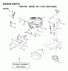 Jonsered LT18A (JNA18H42A) - Lawn & Garden Tractor (2001-05) Ersatzteile ENGINE CUTTING EQUIPMENT
