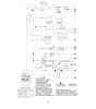 Jonsered LT2113 (96011026600) - Lawn & Garden Tractor (2007-09) Ersatzteile SCHEMATIC