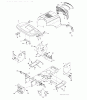 Jonsered LT2113 (96011026601) - Lawn & Garden Tractor (2008-02) Ersatzteile CHASSIS ENCLOSURES