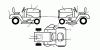 Jonsered LT2113 (96011026602) - Lawn & Garden Tractor (2008-09) Ersatzteile DECALS